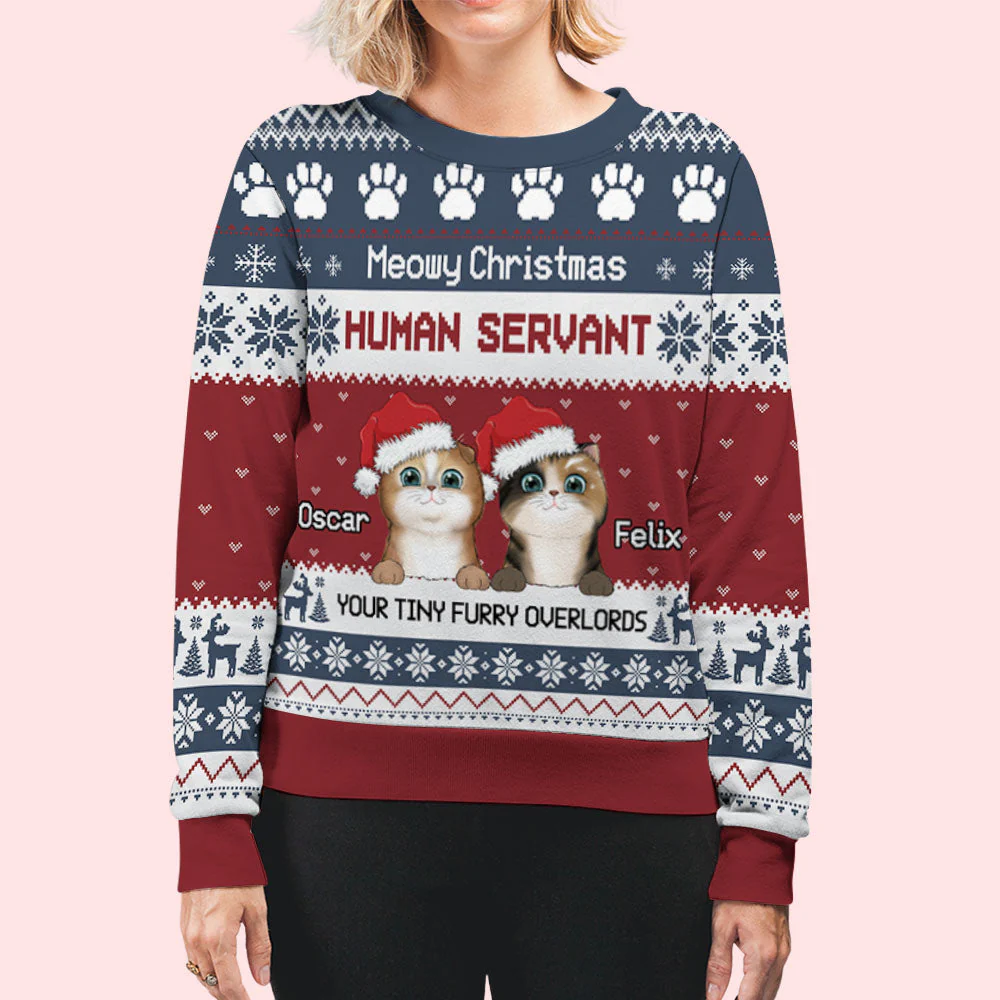 Furry Overlord - Personalized Custom All-Over-Print Sweatshirt - Image 6
