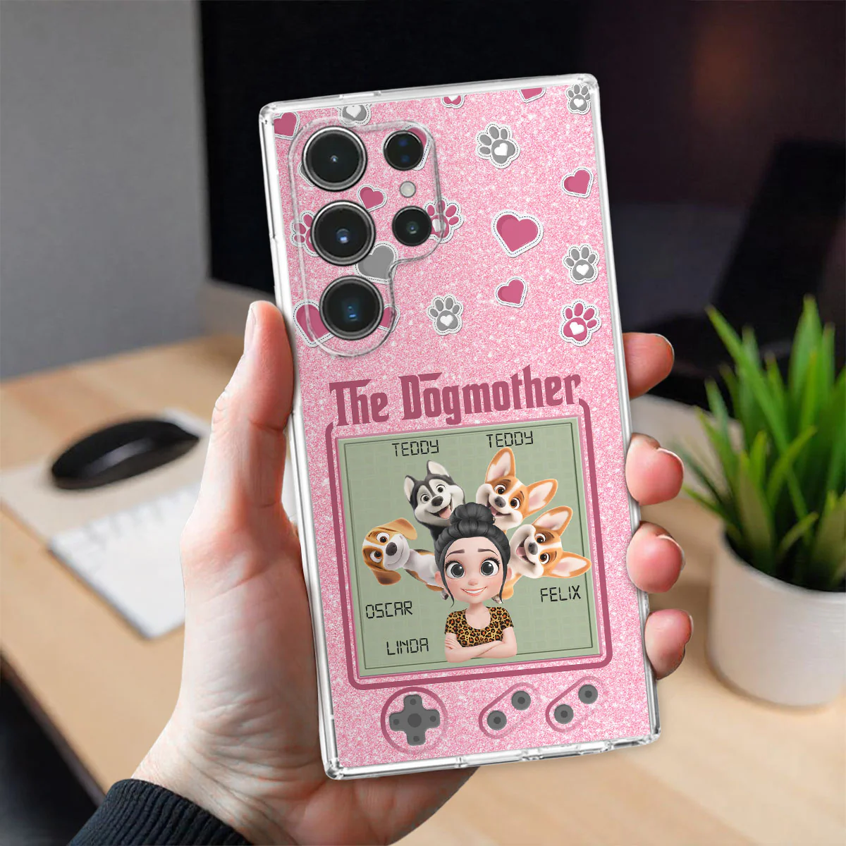 Gaming Dog Mom - Personalized Custom Phone Case - Image 26