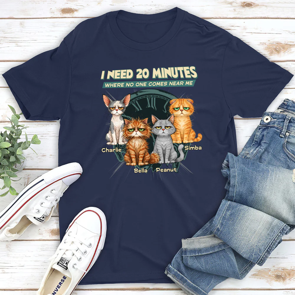 Give Me 20 Minutes Alone - Personalized Custom Unisex T-shirt - Image 2