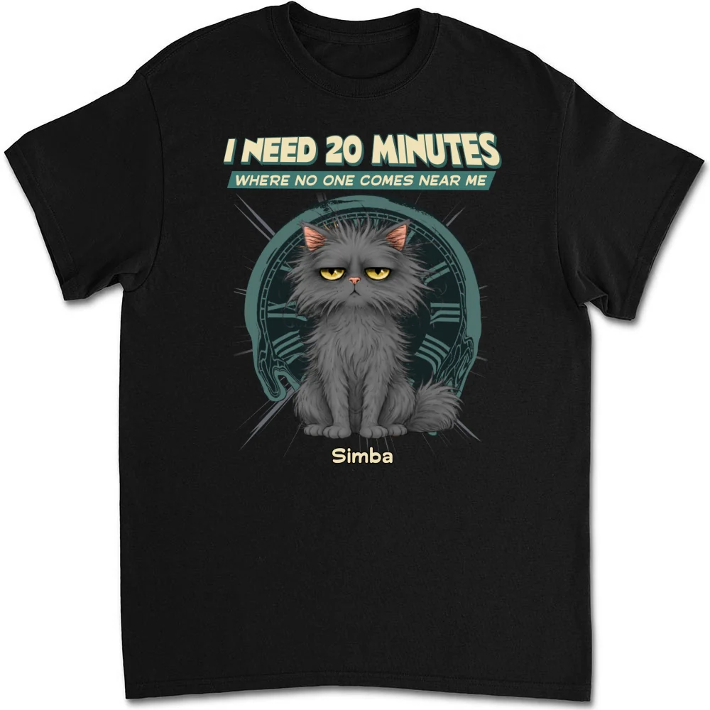 Give Me 20 Minutes Alone - Personalized Custom Unisex T-shirt - Image 6