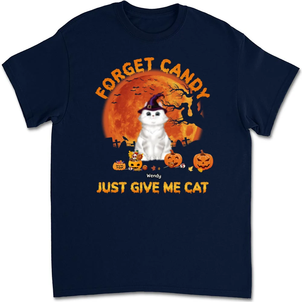 Give Me Cats - Personalized Custom Unisex T-shirt - Image 6