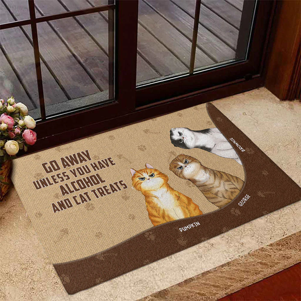 Go Away Unless - Personalized Custom Doormat - Image 2