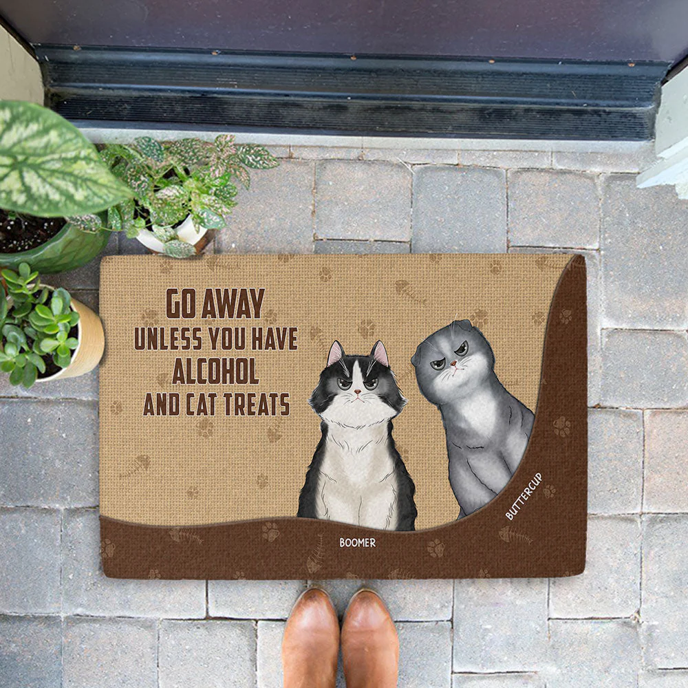 Go Away Unless - Personalized Custom Doormat - Image 4