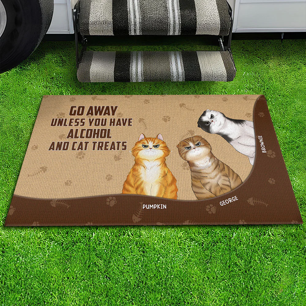 Go Away Unless - Personalized Custom Doormat - Image 5