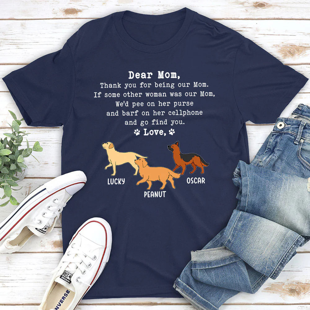 Go Find Mom - Personalized Custom Unisex T-shirt - Image 5