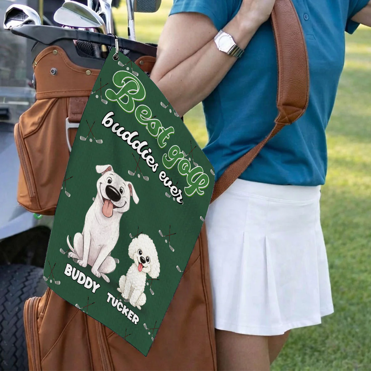 Golf Buddy - Personalized Custom Golf Towel - Image 6