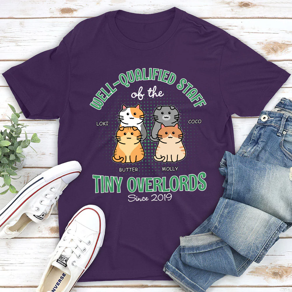 Good Cat Staff - Personalized Custom Unisex T-shirt - Image 4