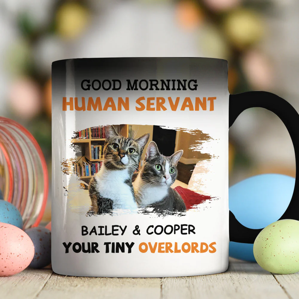 Good Morning - Personalized Custom Color Changing Mug - Image 3