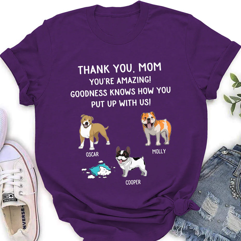 Goodness Knows - Personalized Custom Women's T-shirt - Image 5