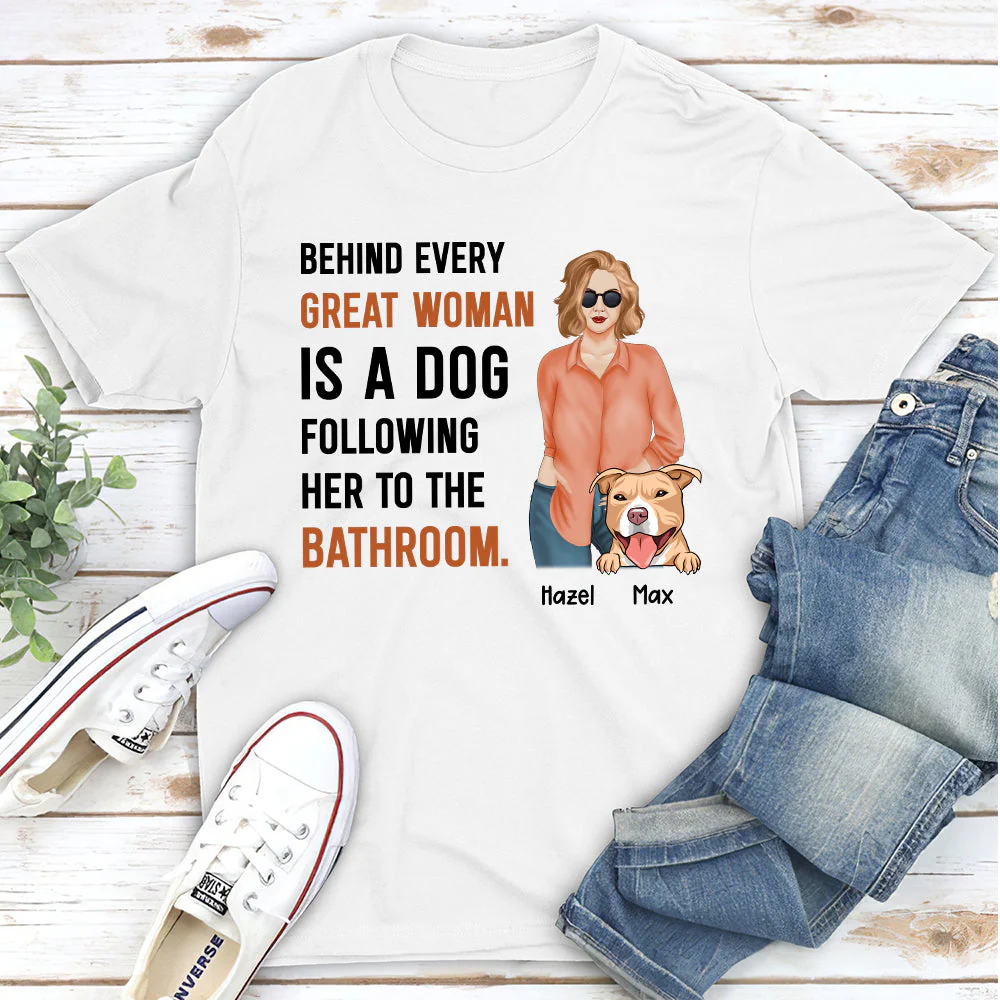 Great Woman - Personalized Custom Unisex T-shirt - Image 3