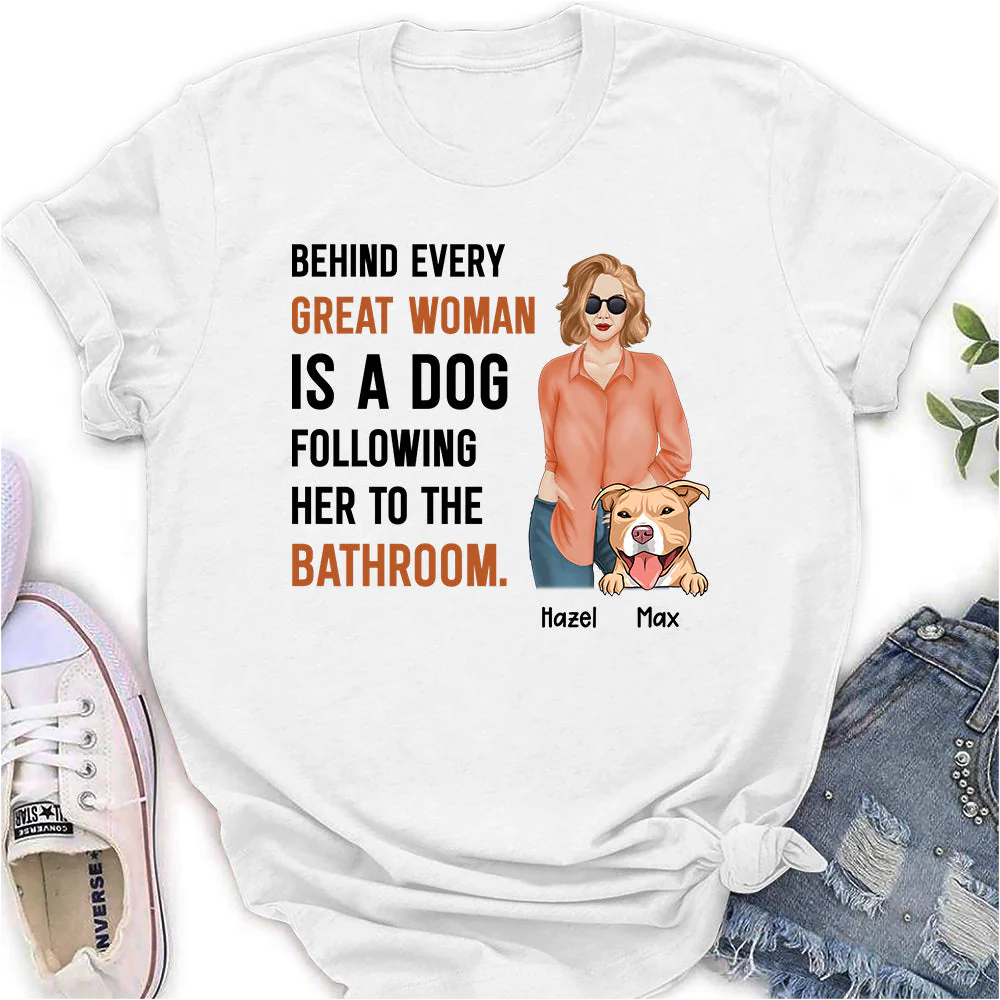 Great Woman - Personalized Custom Women's T-shirt - Image 2