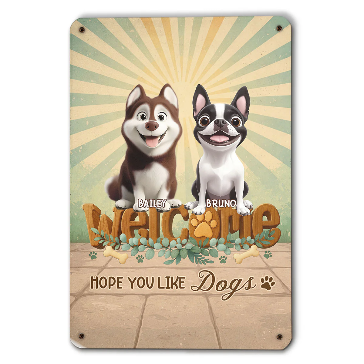 Greetings To You - Personalized Custom 3D Effect Metal Sign