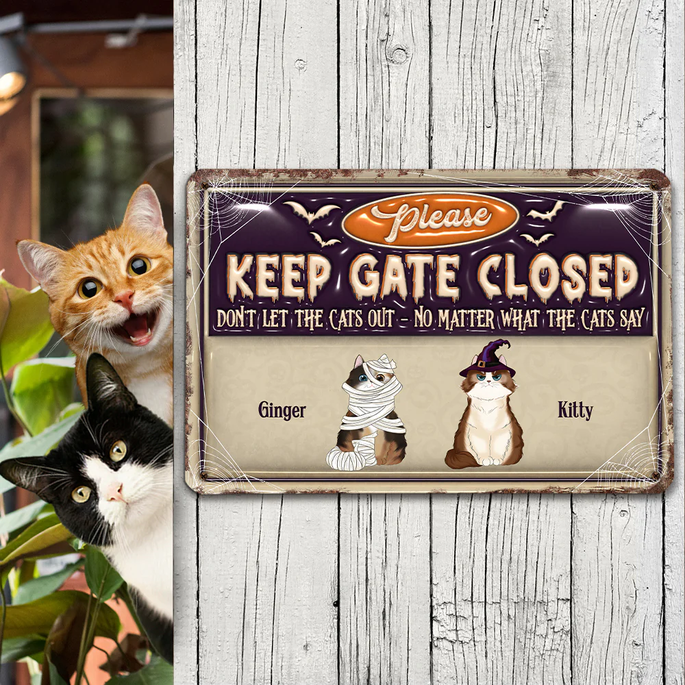 Halloween Day - Personalized Custom 3D Inflated Effect Metal Sign - Image 2