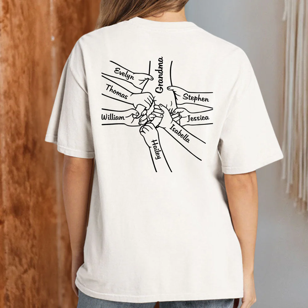 Hand In Hand - Personalized Custom Premium T-shirt - Image 4