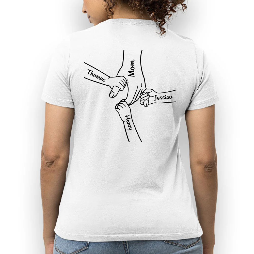 Hand In Hand - Personalized Custom Women's T-shirt
