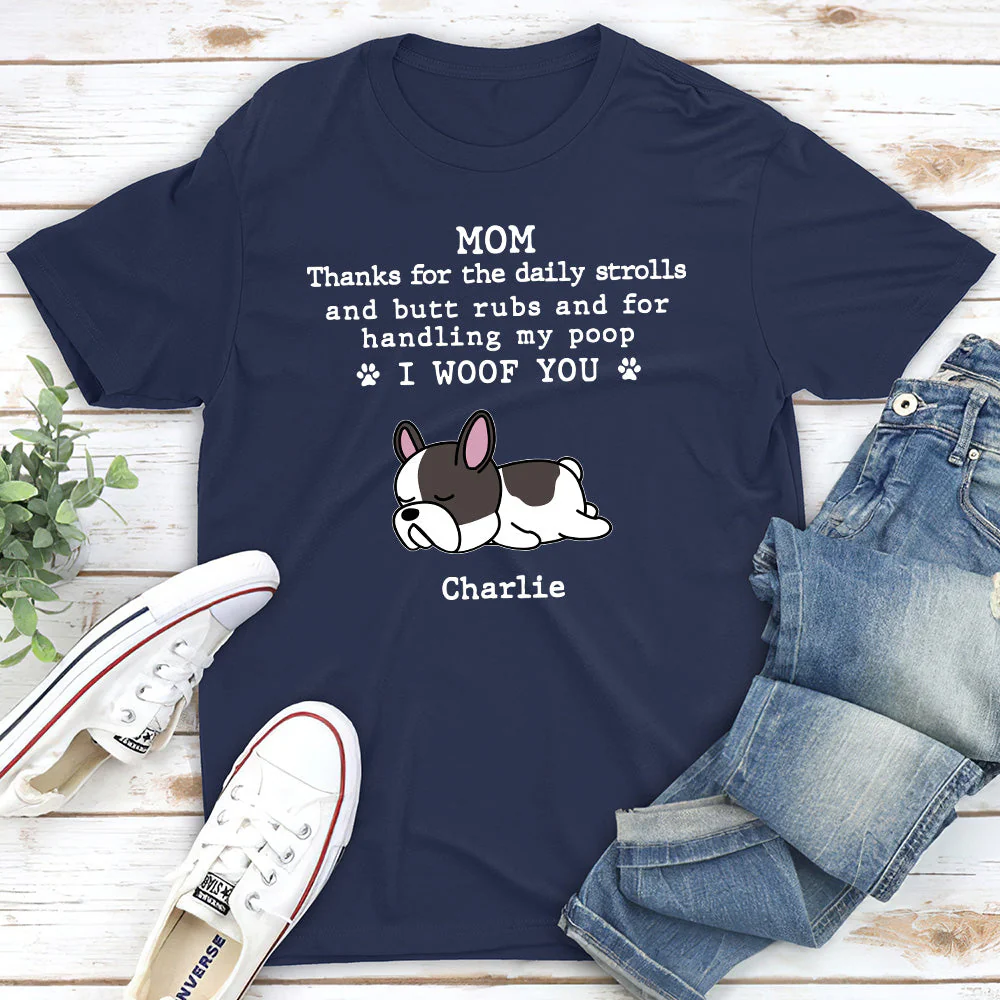 Handling My Poop  - Personalized Custom Unisex T-shirt - Image 2
