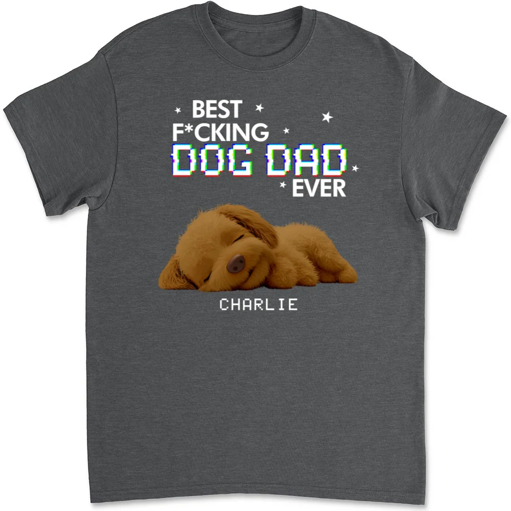 Handsome Dad Ever - Personalized Custom Unisex T-Shirt - Image 10