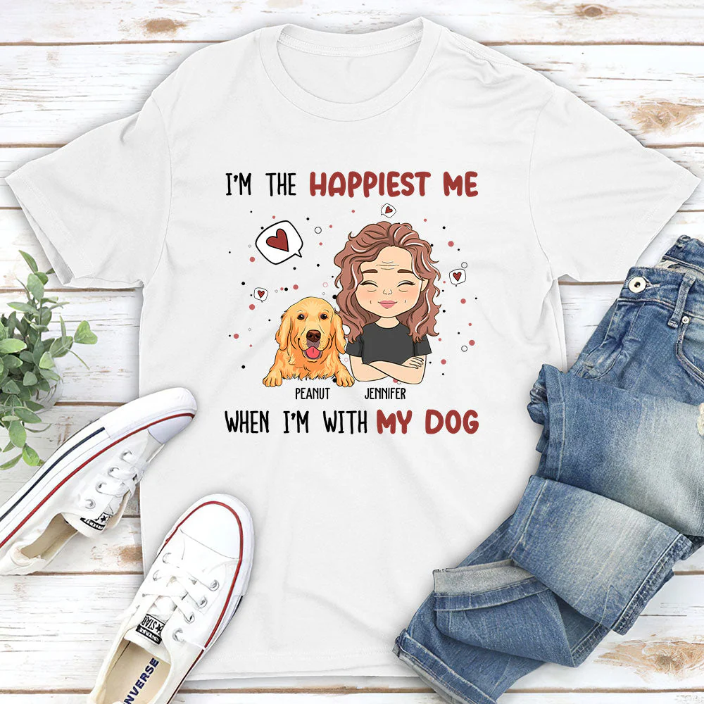 Happiest Me - Personalized Custom Unisex T-shirt - Image 2
