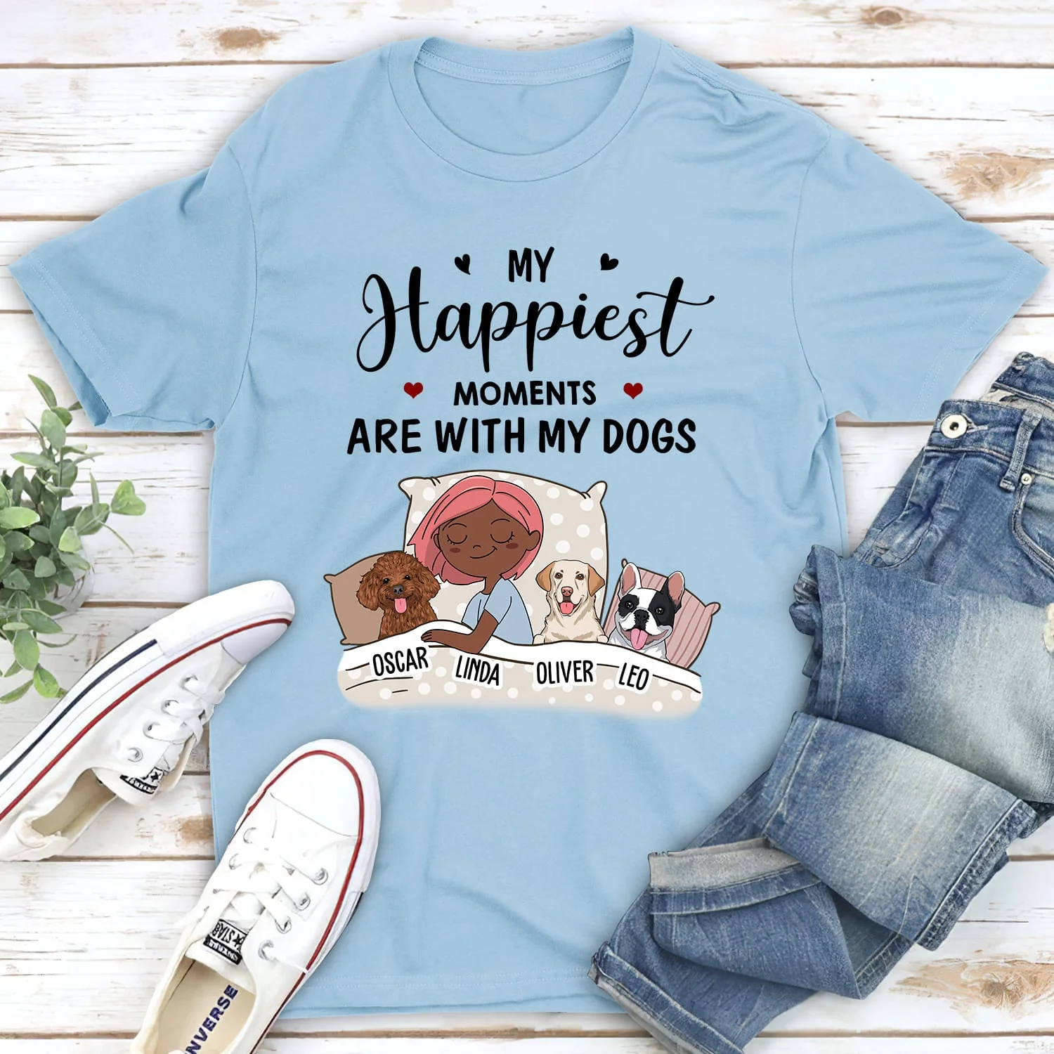 Happiest Moments - Personalized Custom Unisex T-shirt - Image 3