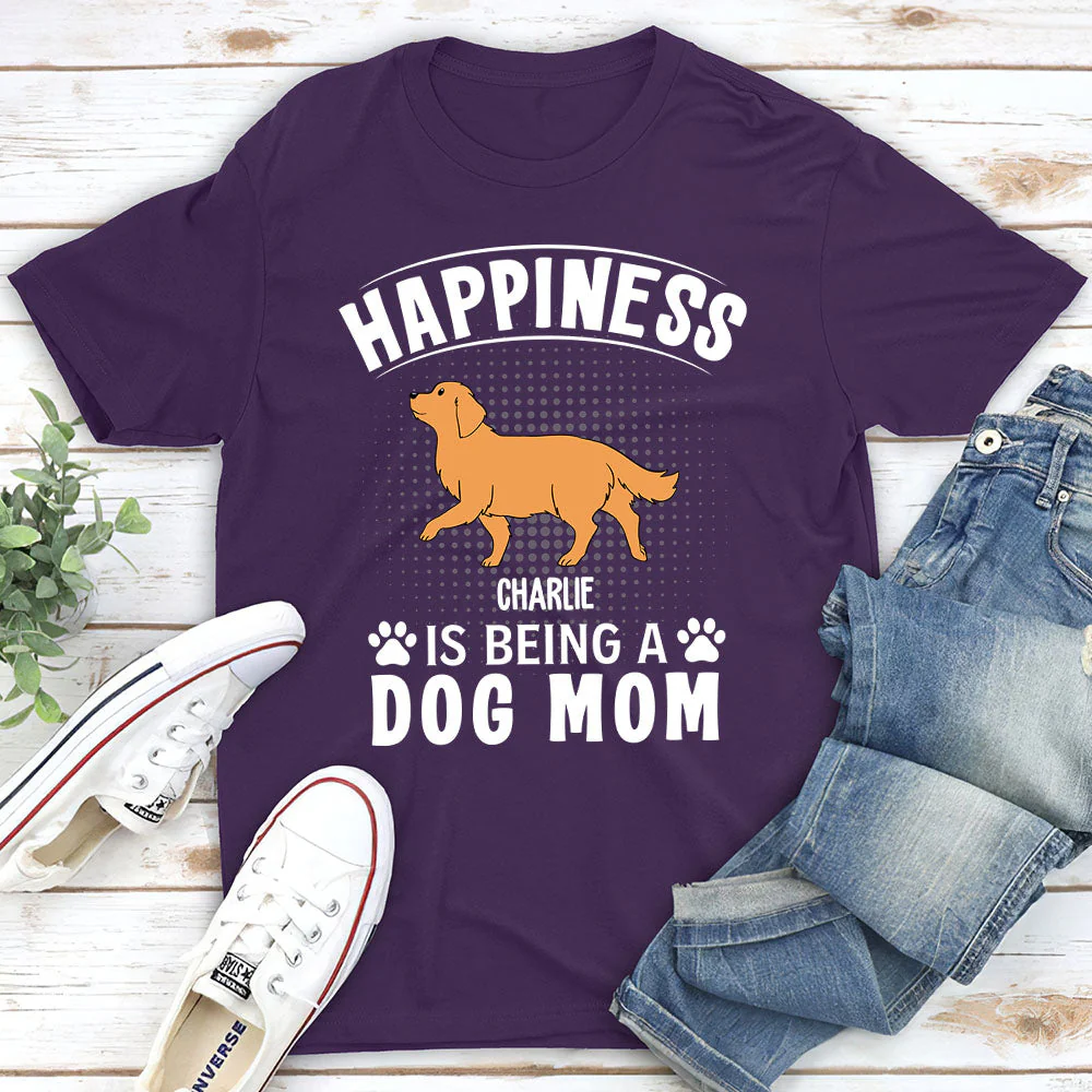 Happiness Is 2 - Personalized Custom Unisex T-shirt - Image 2