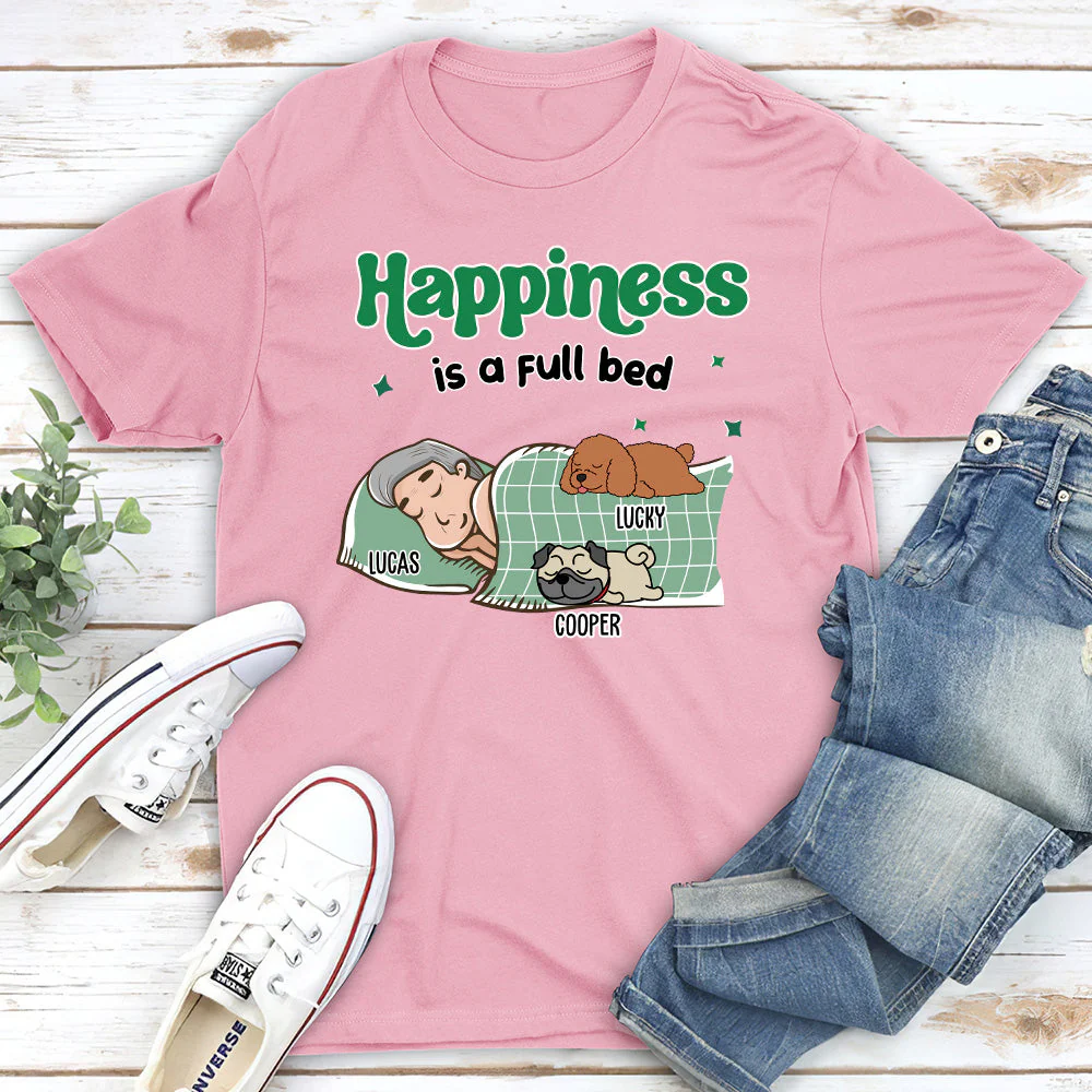 Happiness Is - Personalized Custom Unisex T-Shirt - Image 3