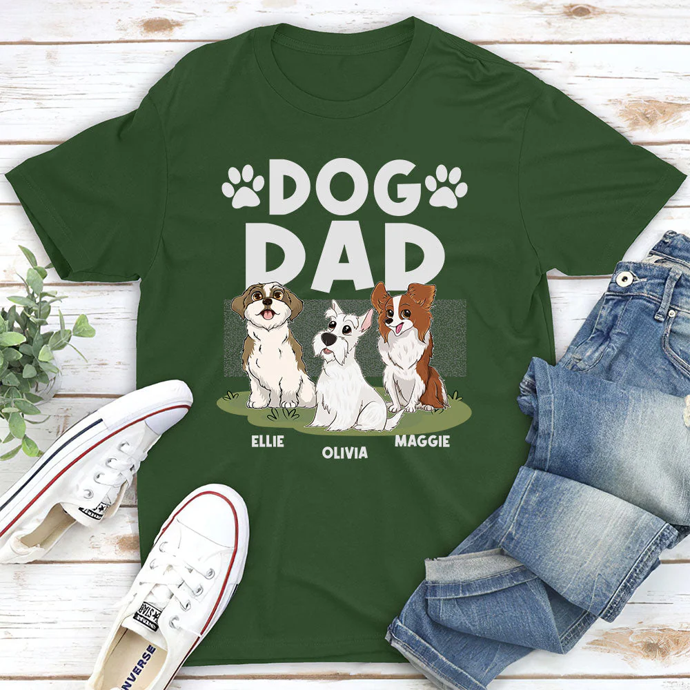 Happy Dog - Personalized Custom Unisex T-shirt - Image 3