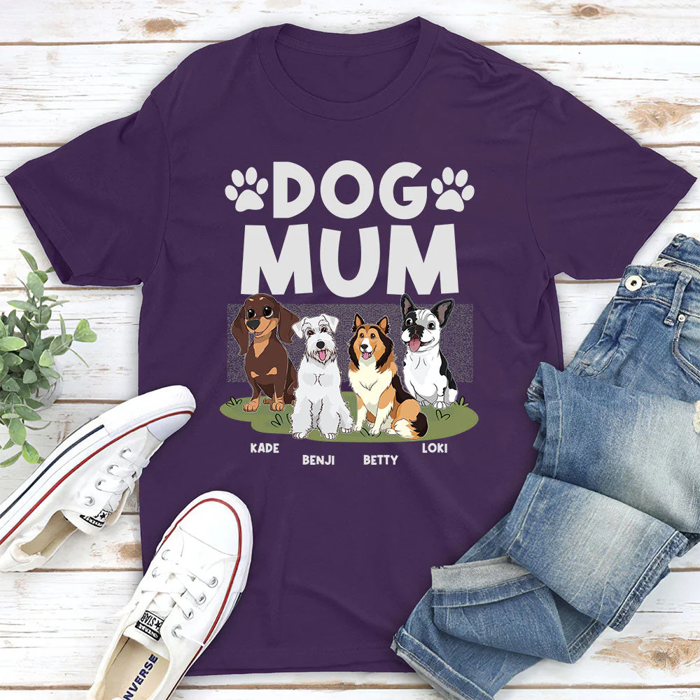 Happy Dog - Personalized Custom Unisex T-shirt - Image 4