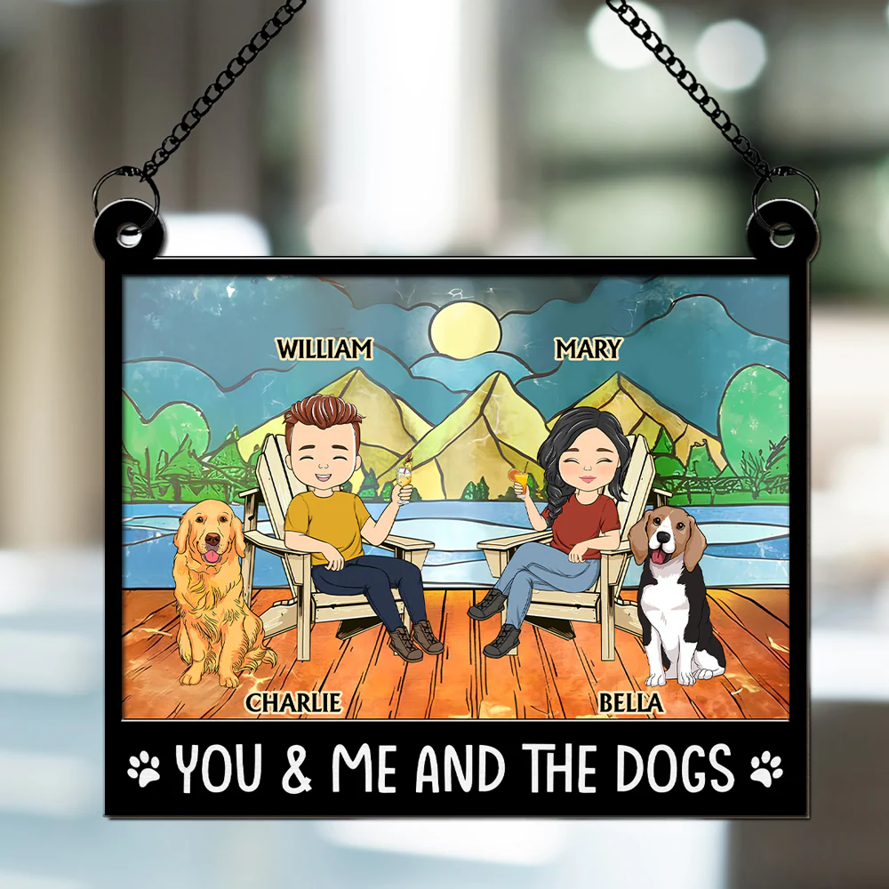 Happy Family - Personalized Custom Suncatcher