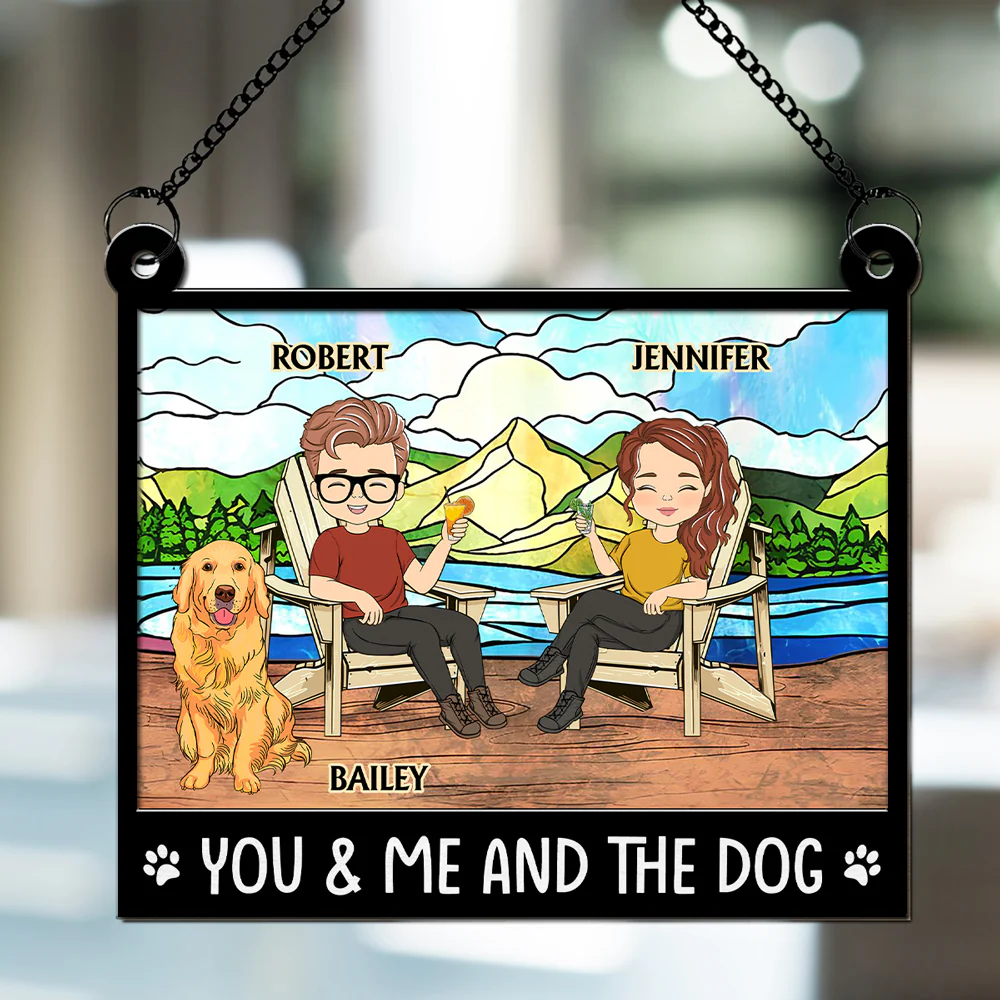 Happy Family - Personalized Custom Suncatcher - Image 2