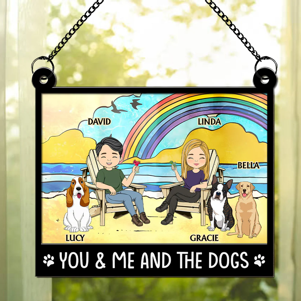 Happy Family - Personalized Custom Suncatcher - Image 4