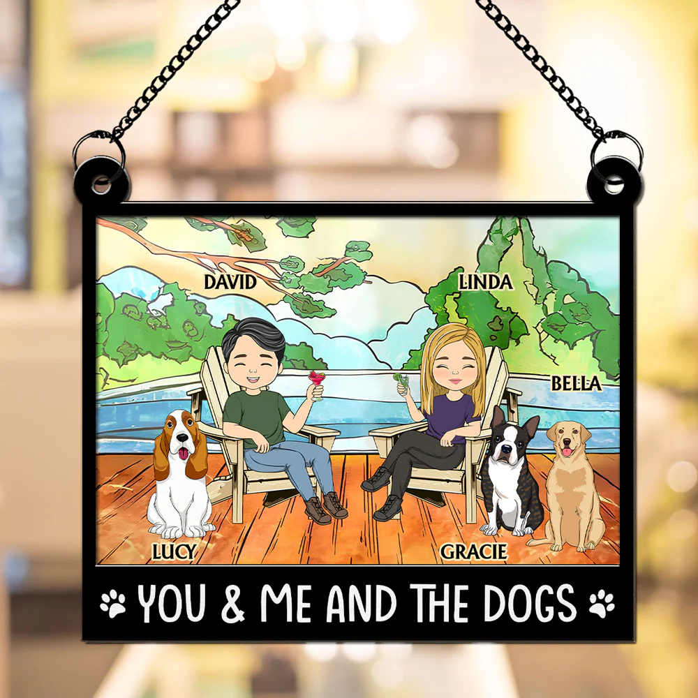 Happy Family - Personalized Custom Suncatcher - Image 5