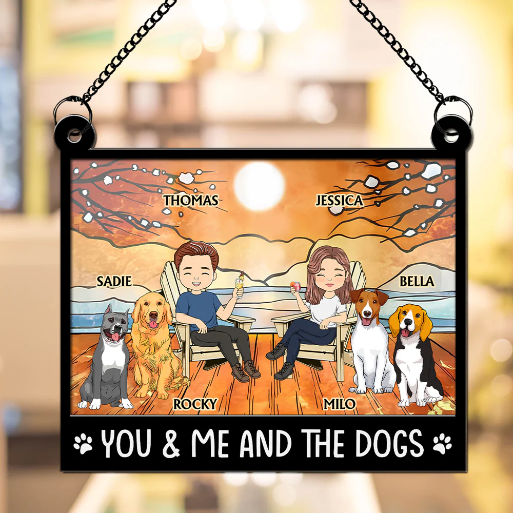 Happy Family - Personalized Custom Suncatcher - Image 6