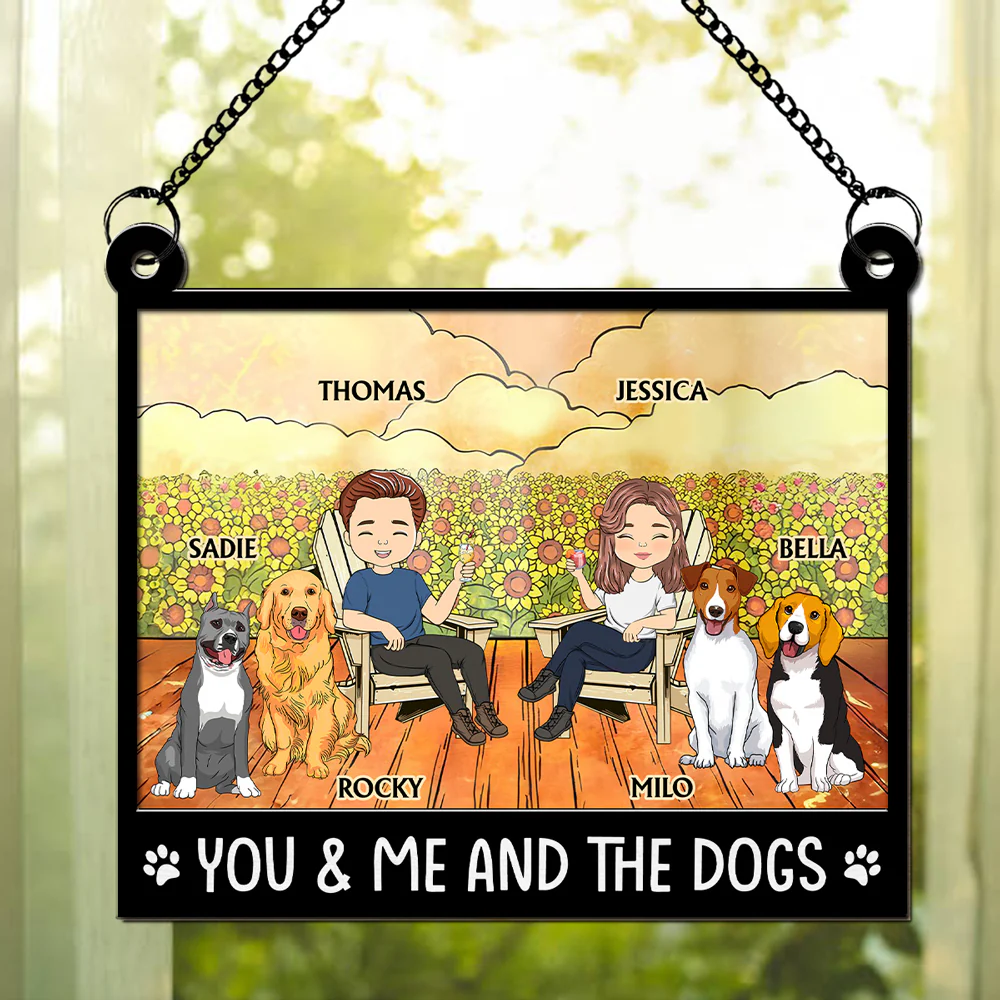 Happy Family - Personalized Custom Suncatcher - Image 7