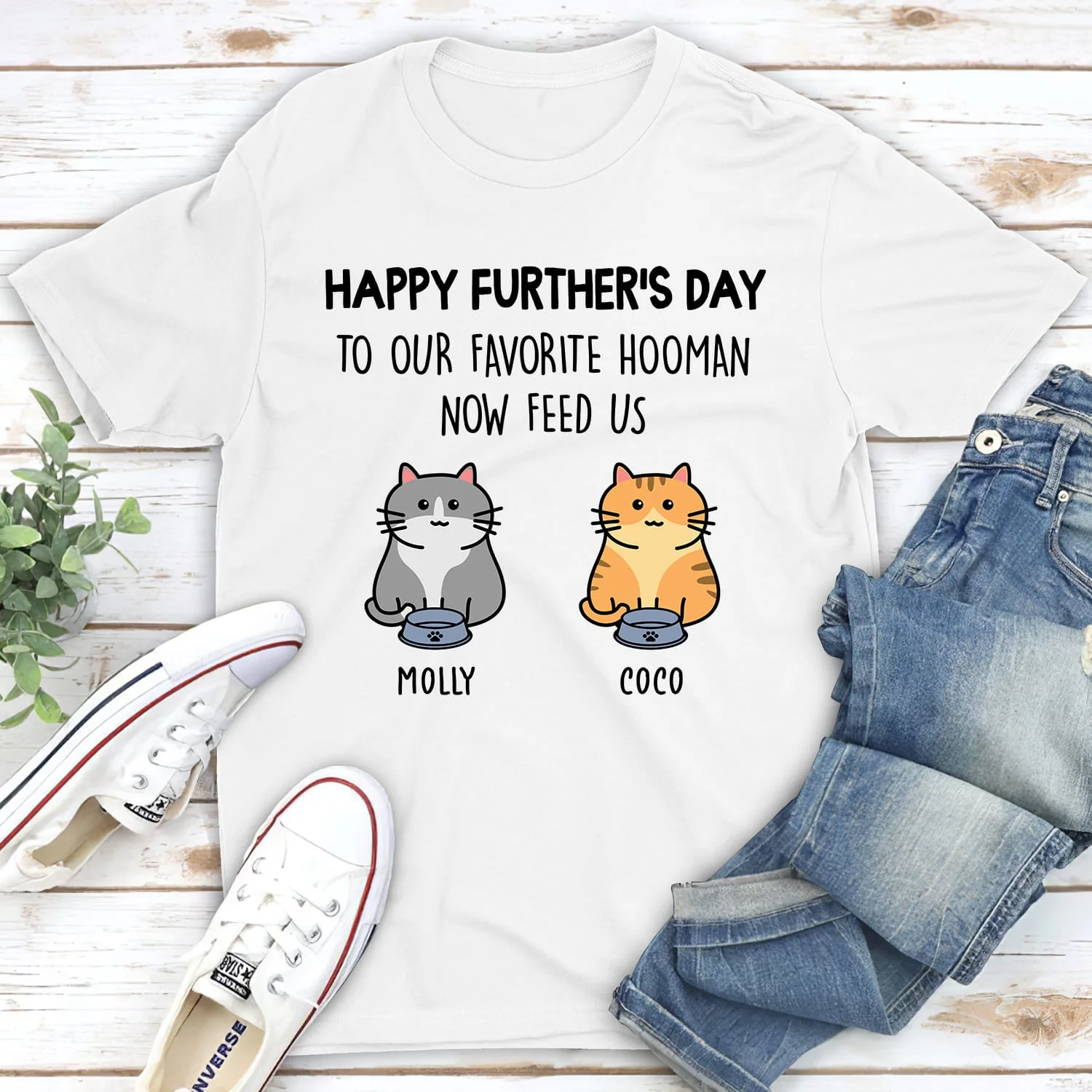 Happy Further‘s Day - Personalized Custom Unisex T-shirt - Image 2