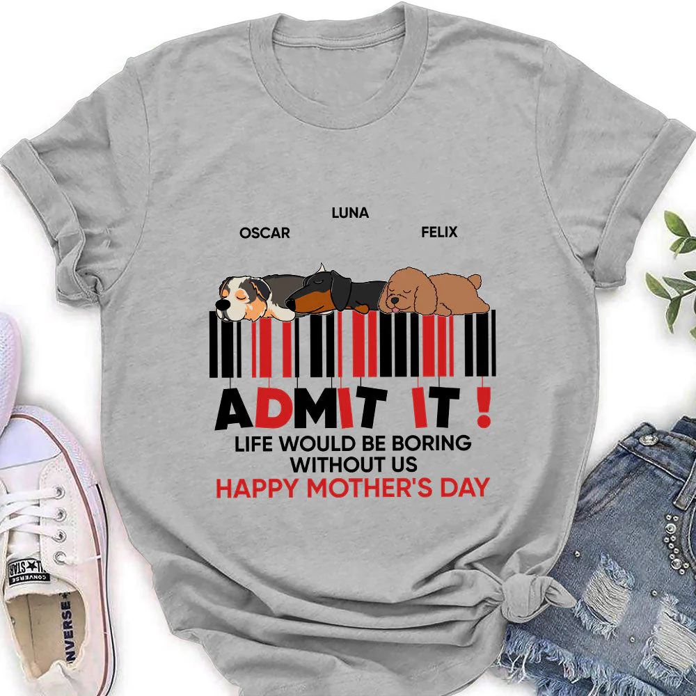 Happy Mothers Day - Personalized Custom Women's T-shirt - Image 3