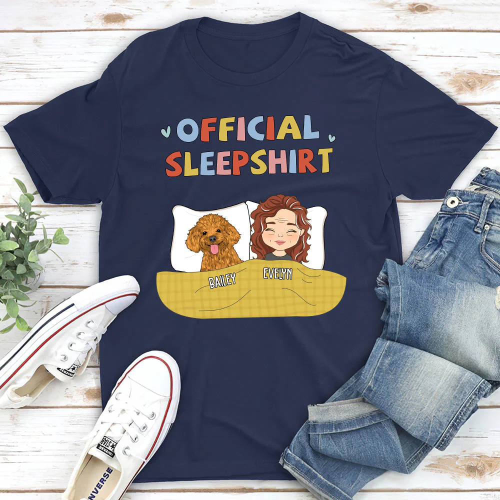 Happy Sleepshirt - Personalized Custom Unisex T-shirt - Image 2