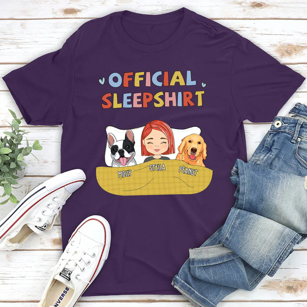 Happy Sleepshirt - Personalized Custom Unisex T-shirt - Image 3