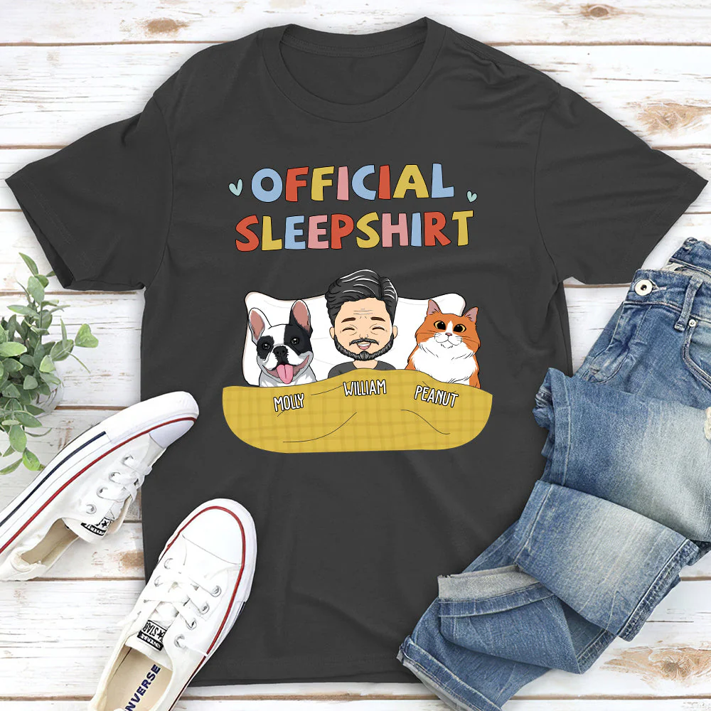 Happy Sleepshirt - Personalized Custom Unisex T-shirt - Image 4