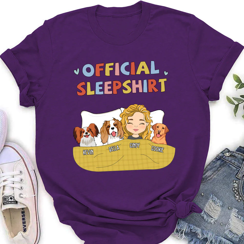 Happy Sleepshirt - Personalized Custom Women's T-shirt - Image 4