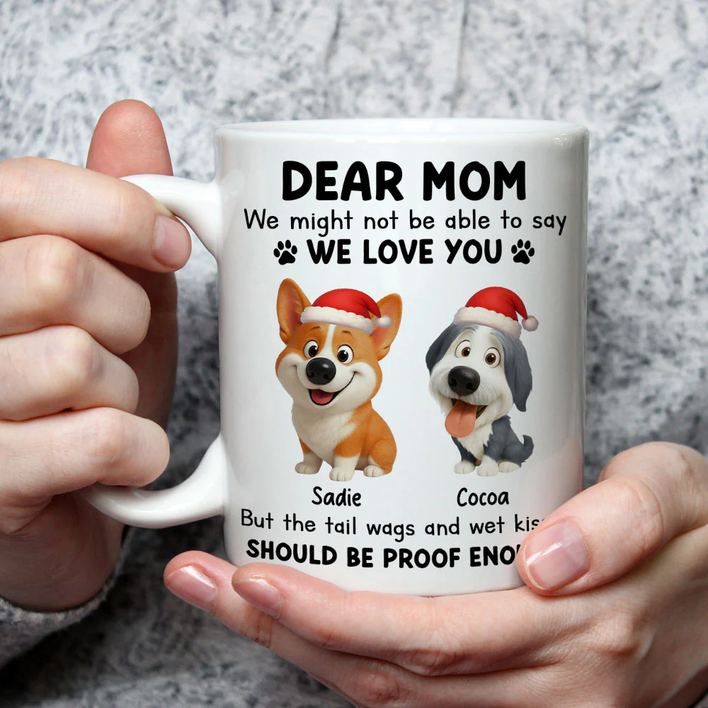 Happy Tails And Sweet Kisses - Personalized Custom Coffee Mug - Image 2