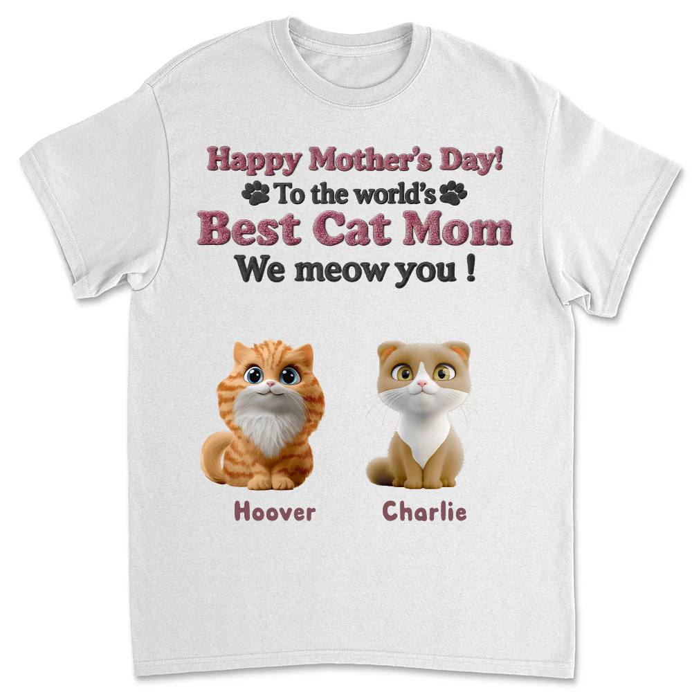 Happy To Be Cat Parents Ver Standing - Personalized Custom Shirt