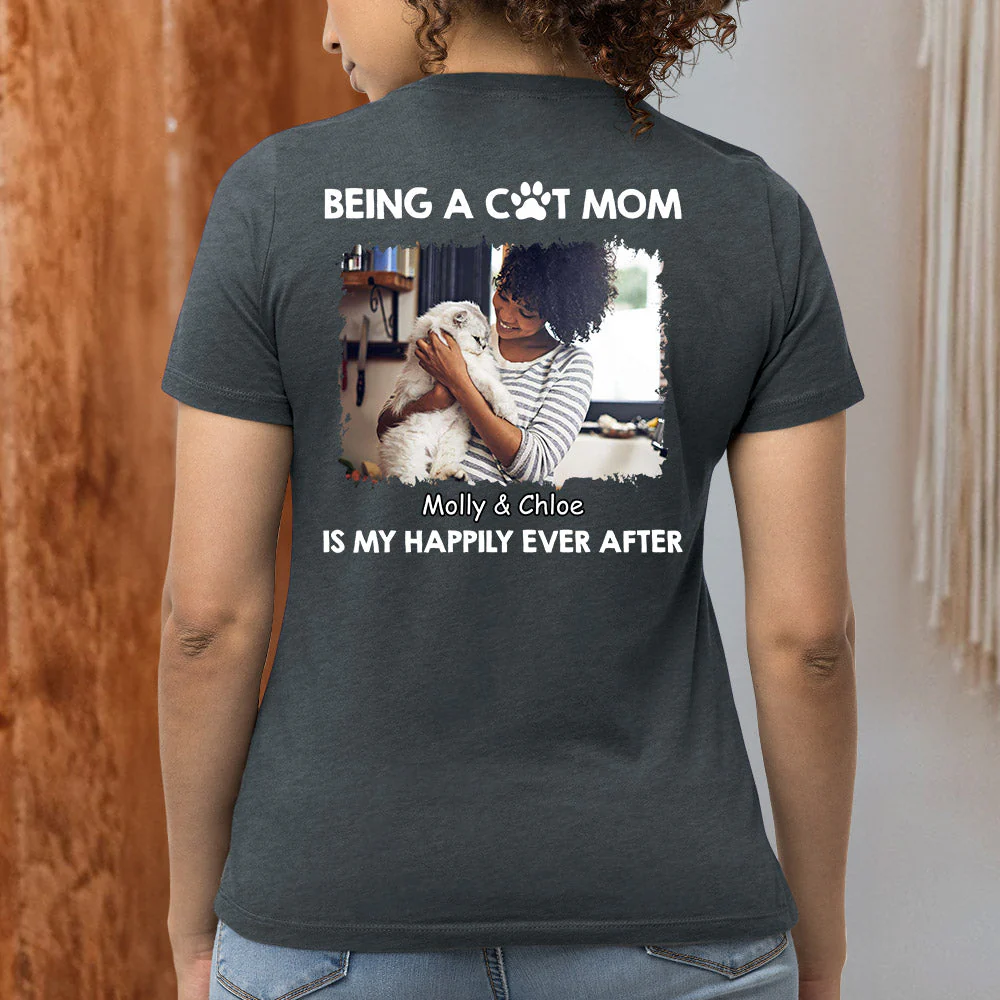 Happy Together Photo - Personalized Custom Women's T-shirt - Image 4