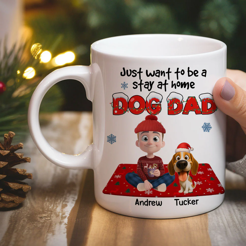 Have Yourself A Little Merry Christmas - Personalized Custom Coffee Mug - Image 3