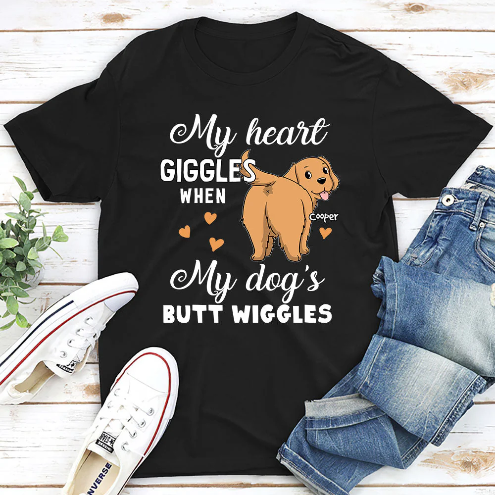 Heart Giggles - Personalized Custom Unisex T-shirt - Image 2