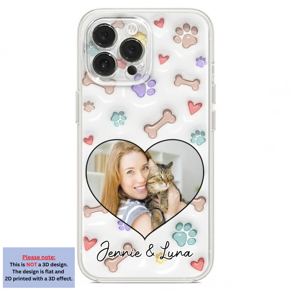 Her Baby Lovely Cats Ver Photo - Personalized Custom 3D Inflated Effect Phone Case - Image 17