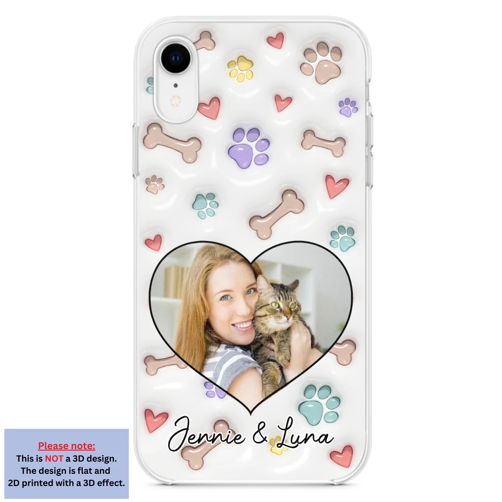 Her Baby Lovely Cats Ver Photo - Personalized Custom 3D Inflated Effect Phone Case - Image 20