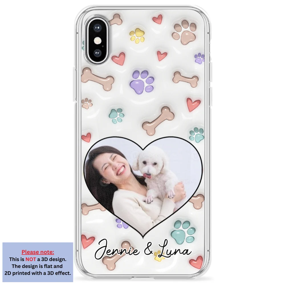 Her Baby Lovely Dogs Ver Photo - Personalized Custom 3D Inflated Effect Phone Case - Image 21