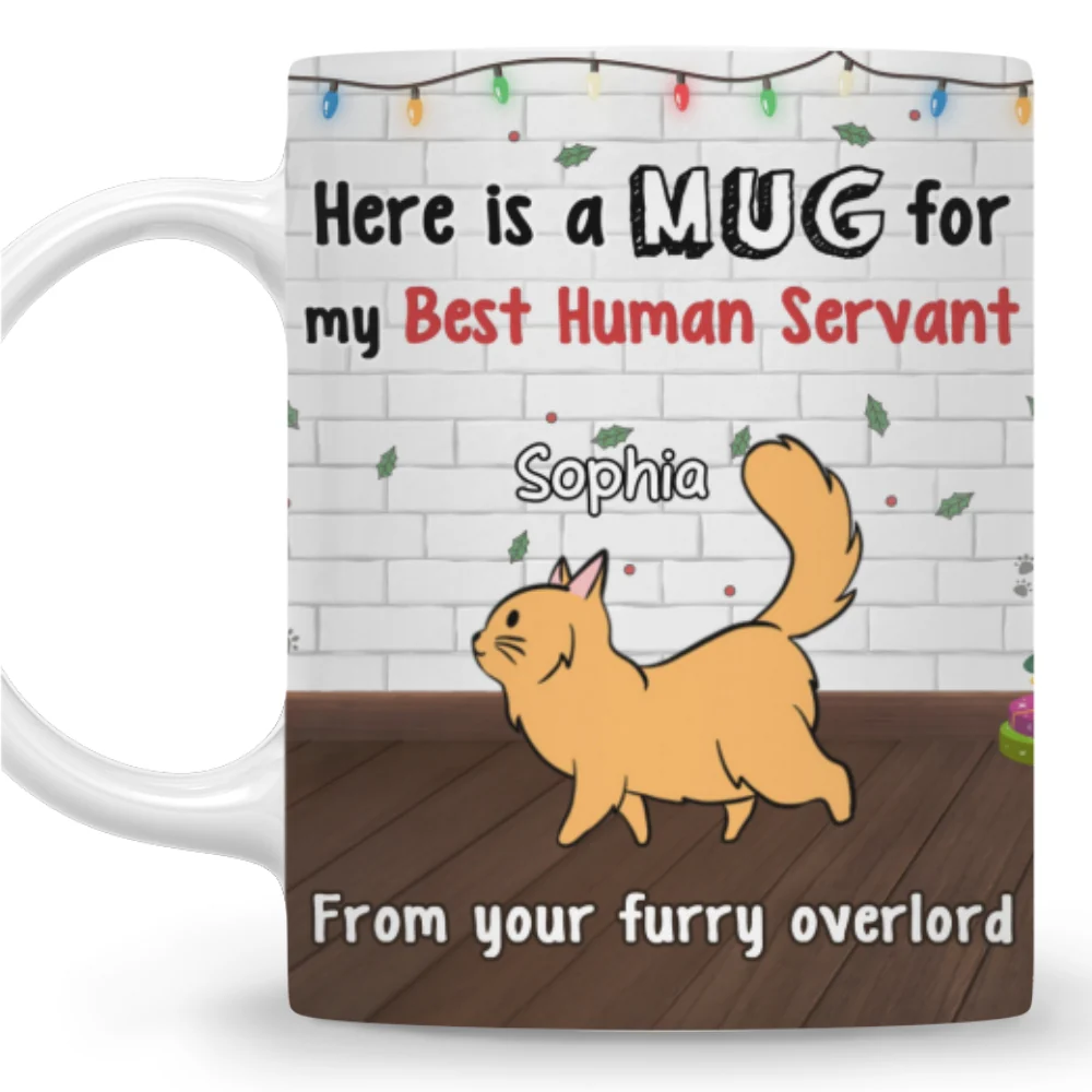 Here Is A Mug For Cat Mom Dad - Personalized Custom Coffee Mug - Image 4