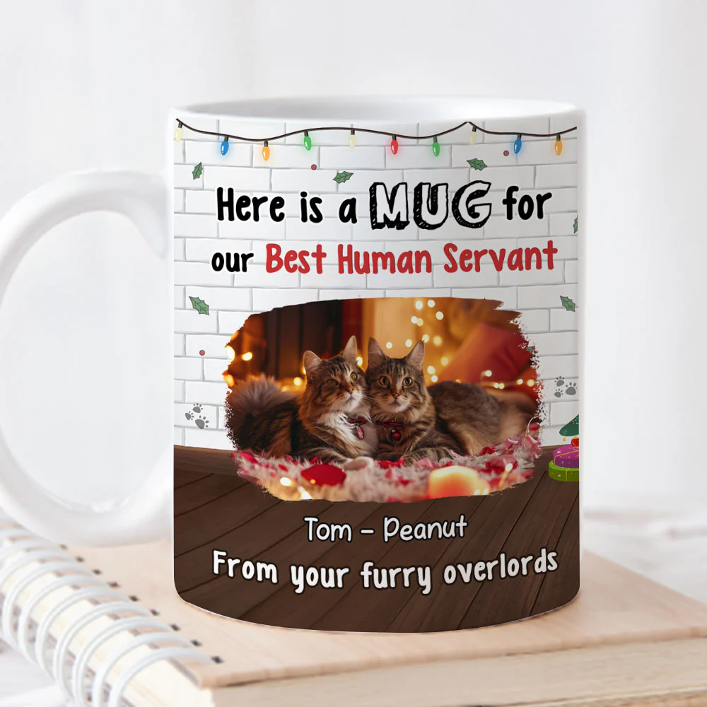 Here Is A Mug For Cat Mom Dad Photo - Personalized Custom Coffee Mug