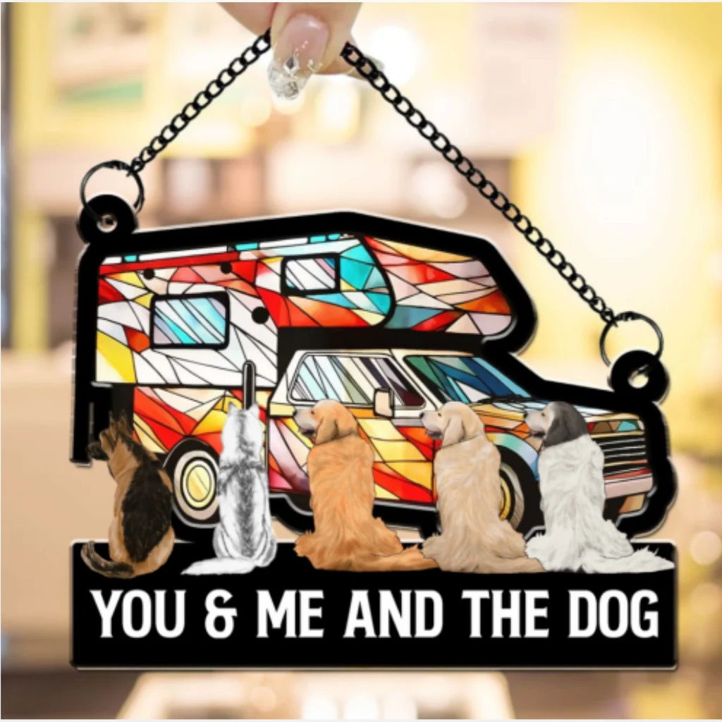 Home Is Where We Park It  - Personalized Custom Suncatcher - Image 5